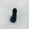 Silver Sheen Obsidian Penis Carving - 2" - Image 2