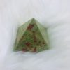 Unakite Crystal Pyramid Carving - 1.5"