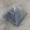 Blue Calcite Crystal Pyramid Carving - 2.75" - Image 2
