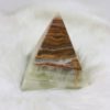 Italian Onyx Crystal Pyramid Carving - 5.75"