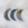 Agate Crescent Moon Carving - 3"